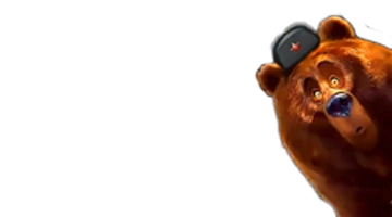 Изображение медведя в русской шапке, символизирующего приветственный бонус в Казино 888 старз.